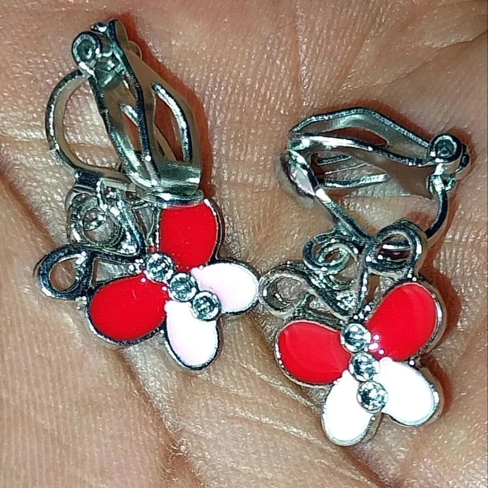 Butterfly Super Cute Kid's fashion Clip-on Earrings